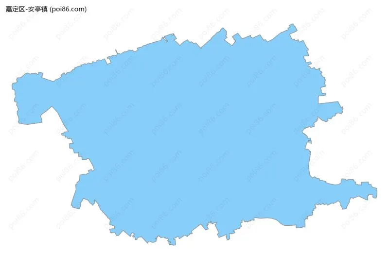 安亭镇边界地图