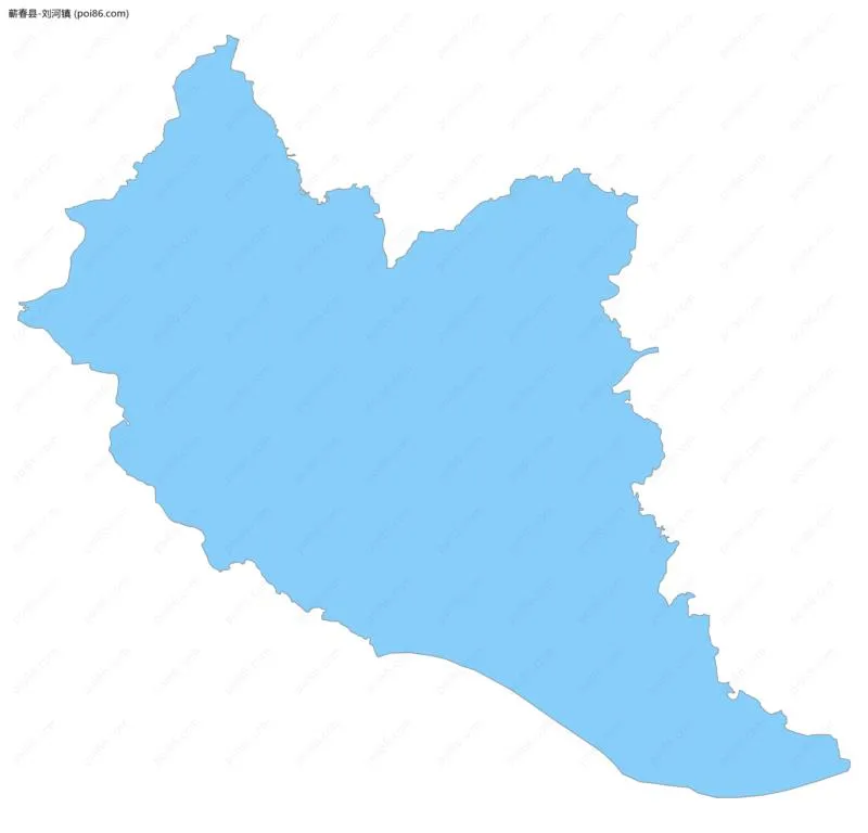 刘河镇边界地图