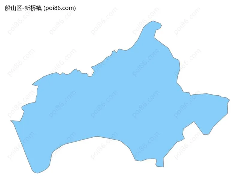 新桥镇边界地图