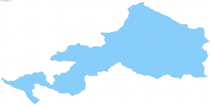 德佰斯镇边界地图