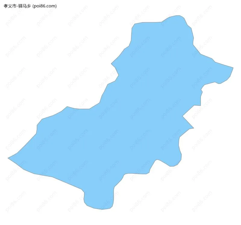 驿马乡边界地图