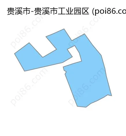 贵溪市工业园区边界地图