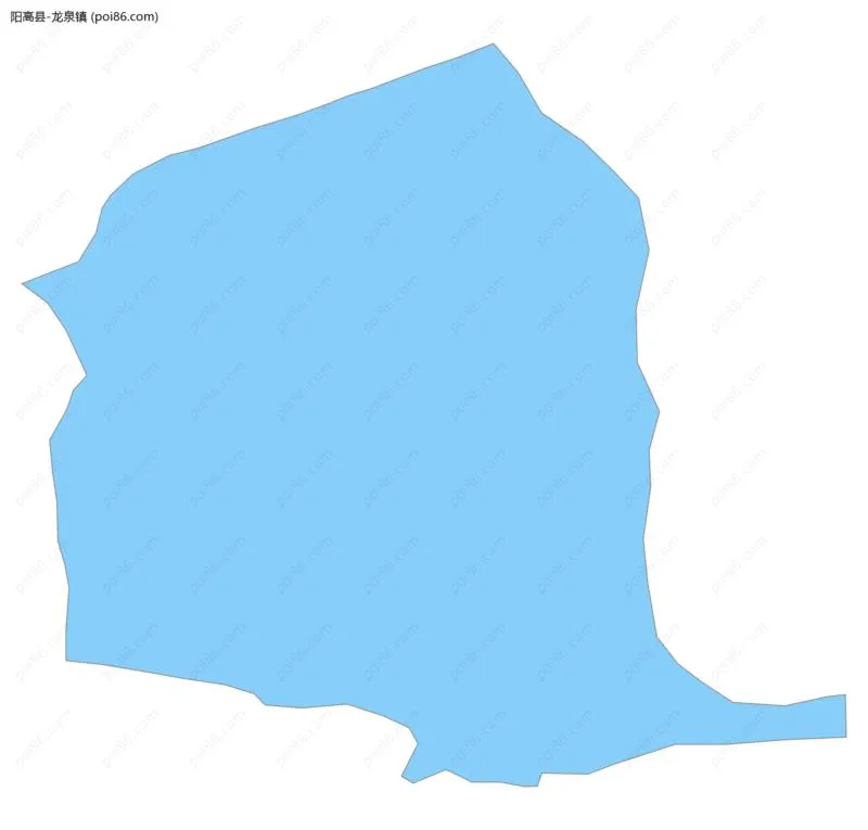 龙泉镇边界地图