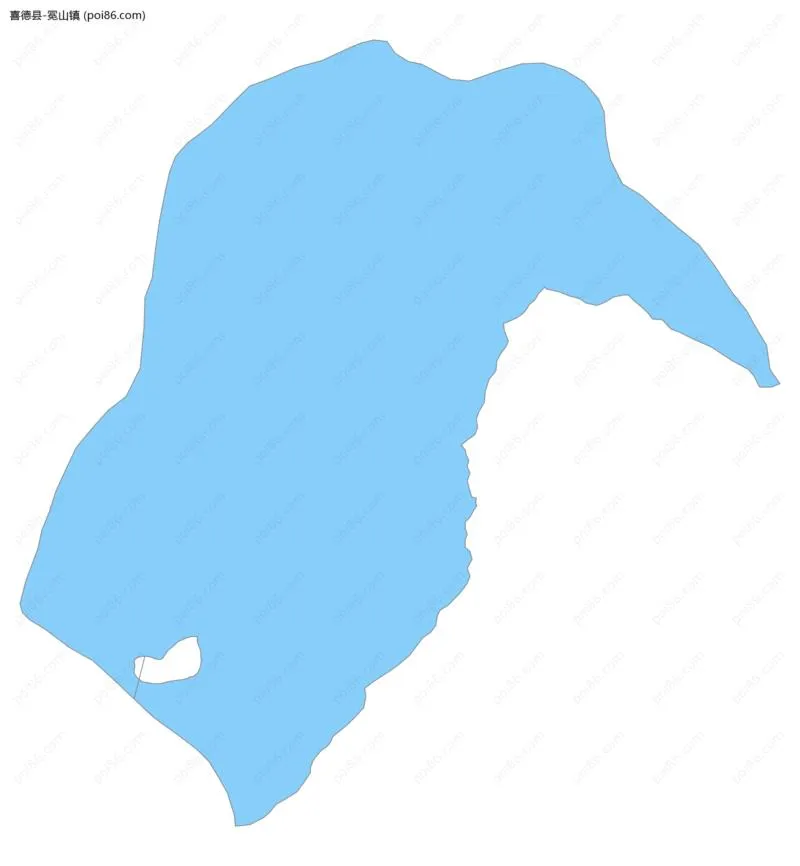 冕山镇边界地图