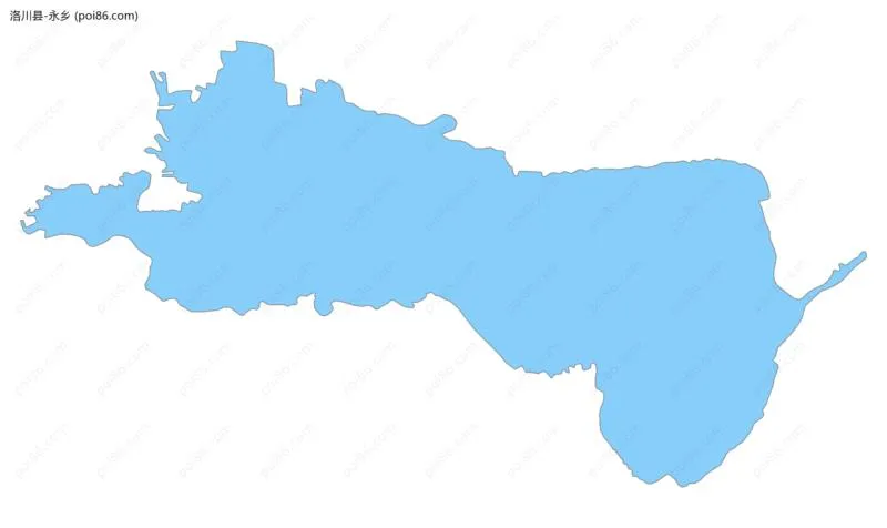永乡边界地图