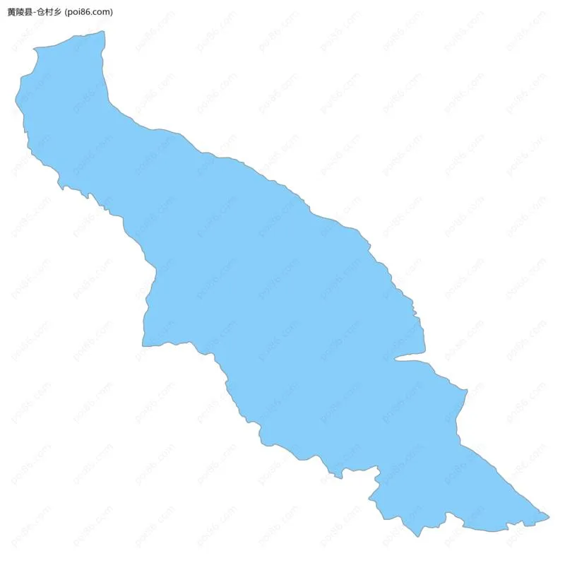 仓村乡边界地图