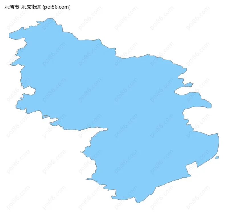 乐成街道边界地图