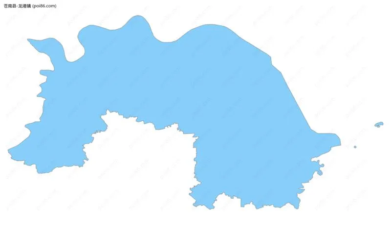 龙港镇边界地图