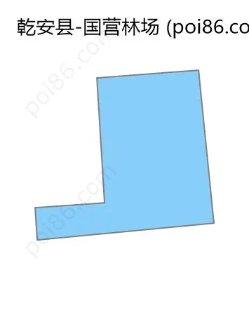 国营林场边界地图