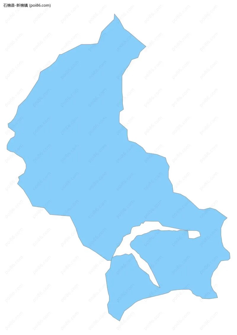 新棉镇边界地图