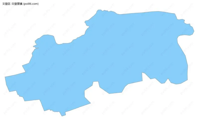 文登营镇边界地图