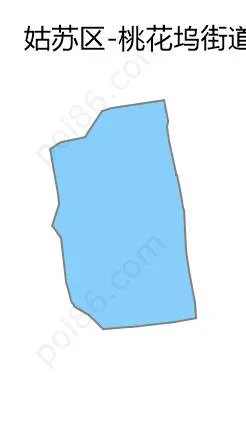 桃花坞街道边界地图
