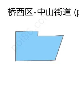中山街道边界地图