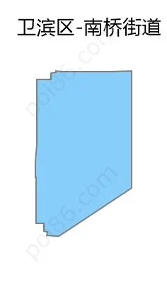 南桥街道边界地图