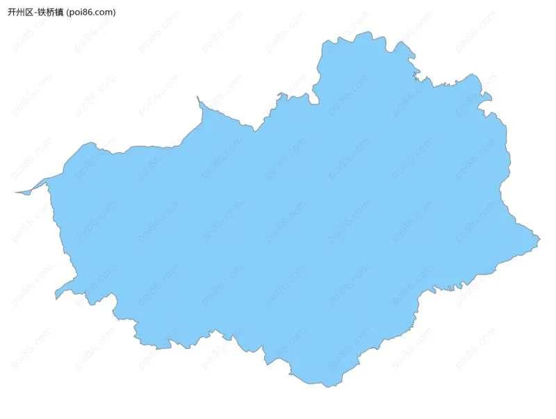 铁桥镇边界地图