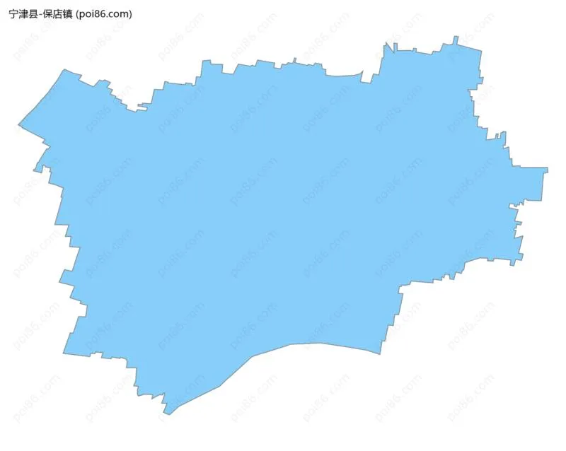 保店镇边界地图