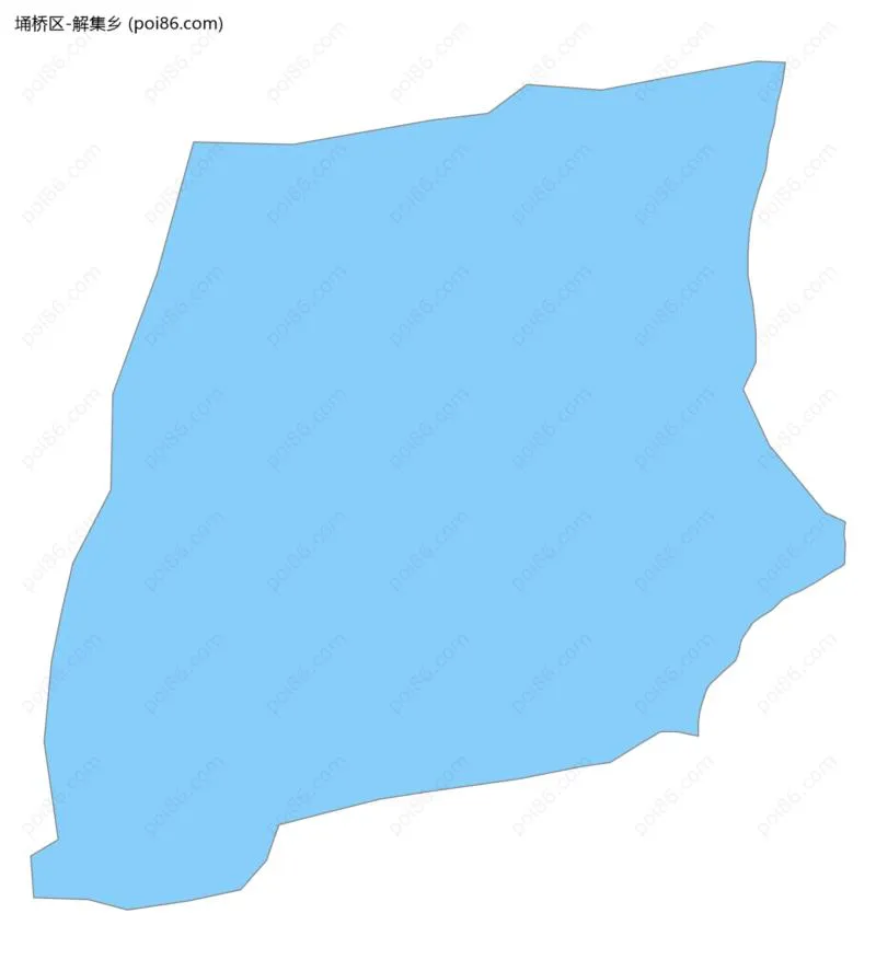 解集乡边界地图