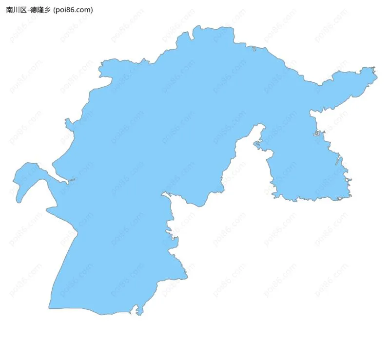 德隆乡边界地图