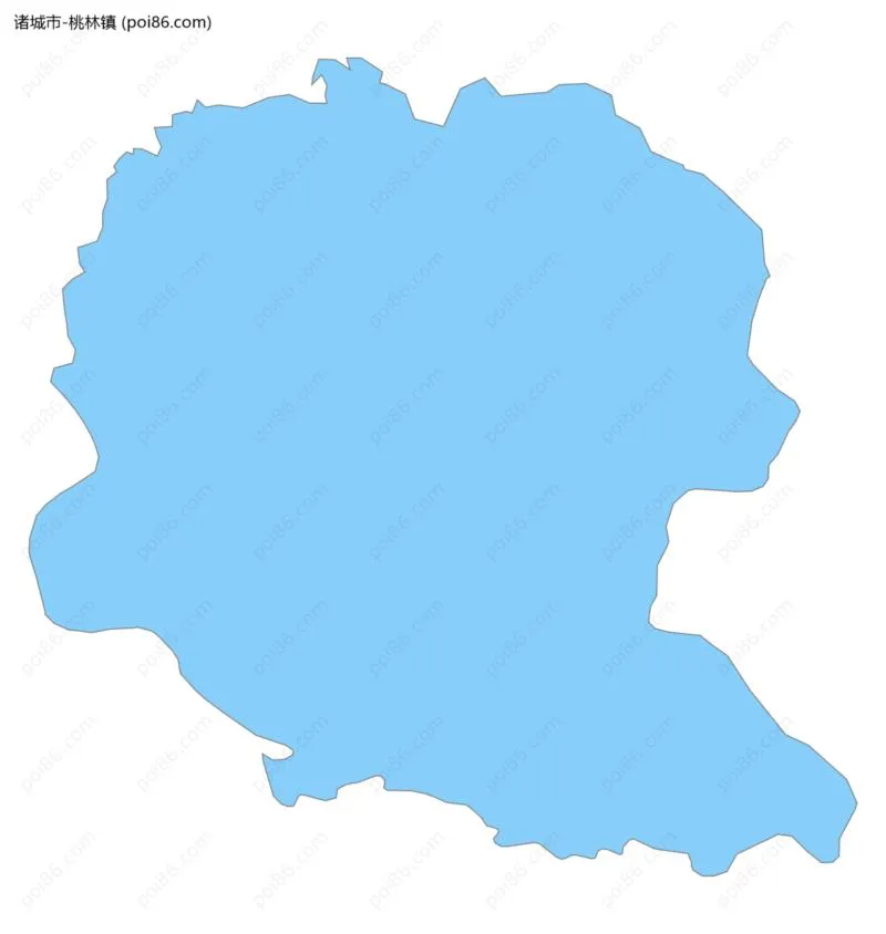 桃林镇边界地图