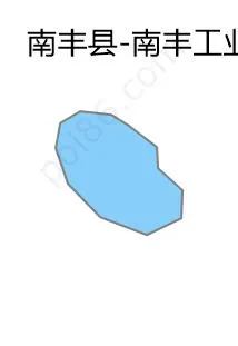 南丰工业园区边界地图