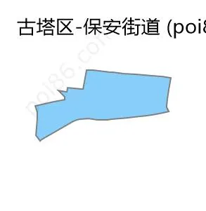 保安街道边界地图