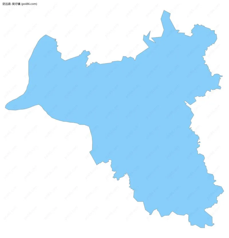 吴圩镇边界地图