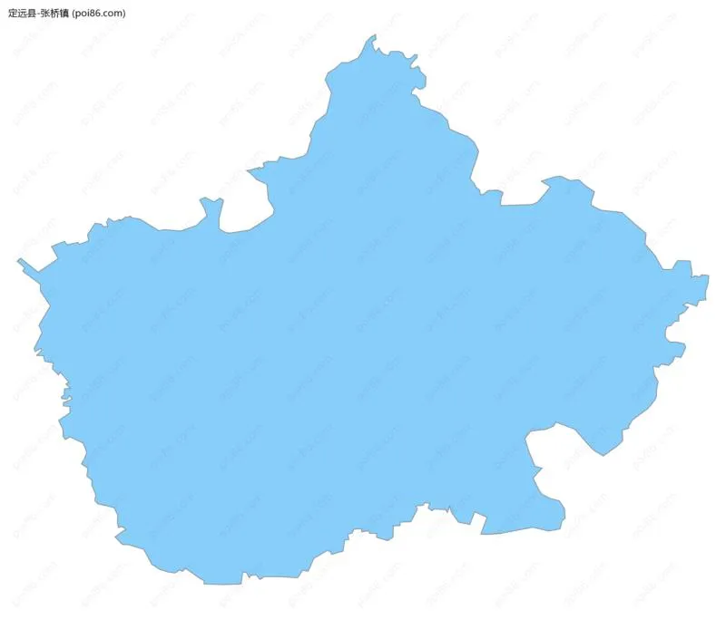 张桥镇边界地图