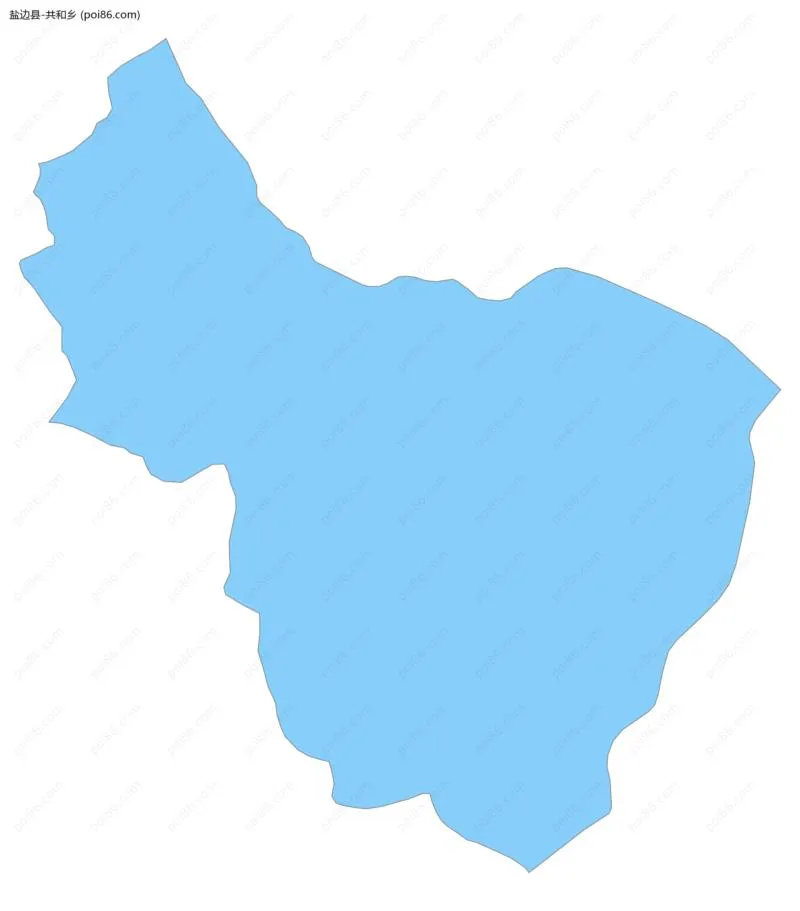 共和乡边界地图