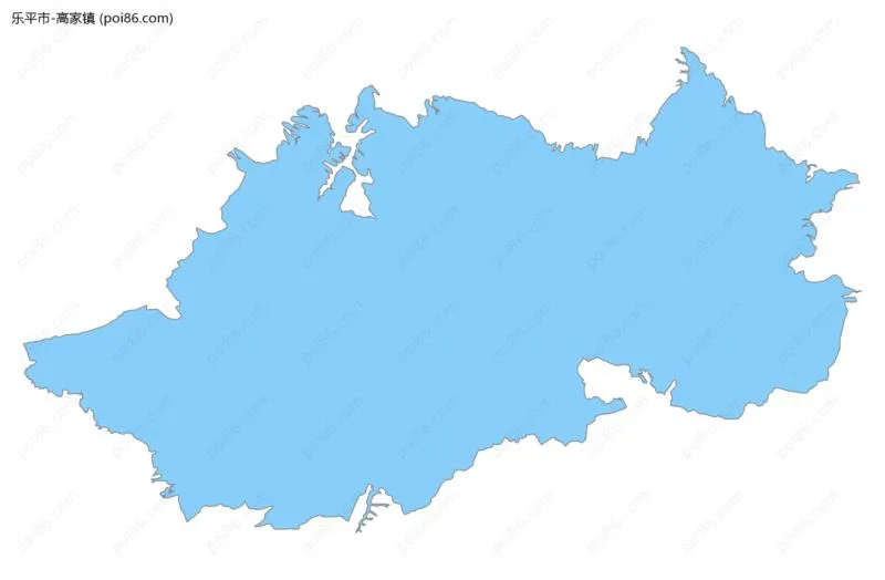 高家镇边界地图