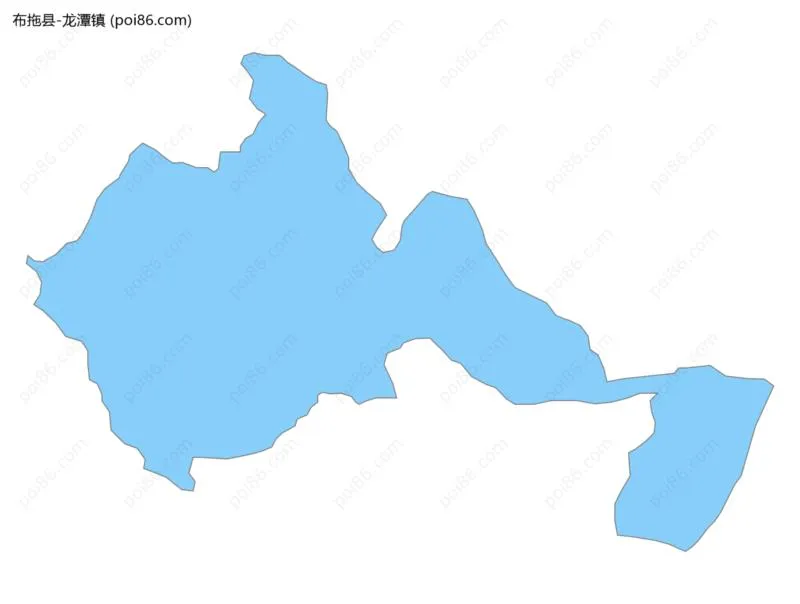 龙潭镇边界地图