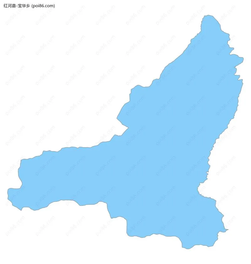 宝华乡边界地图