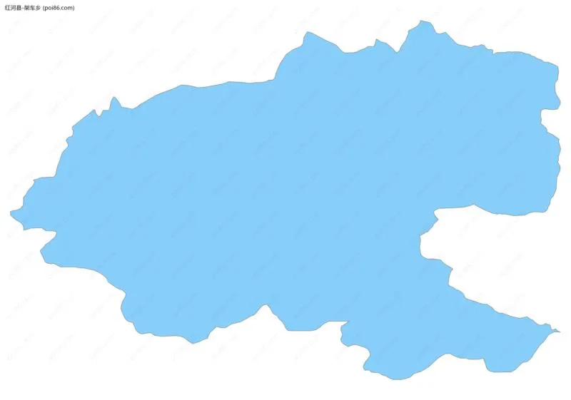 架车乡边界地图