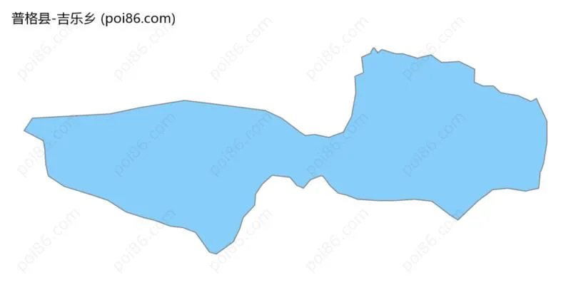 吉乐乡边界地图