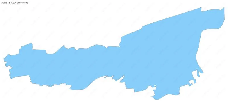 西小王乡边界地图