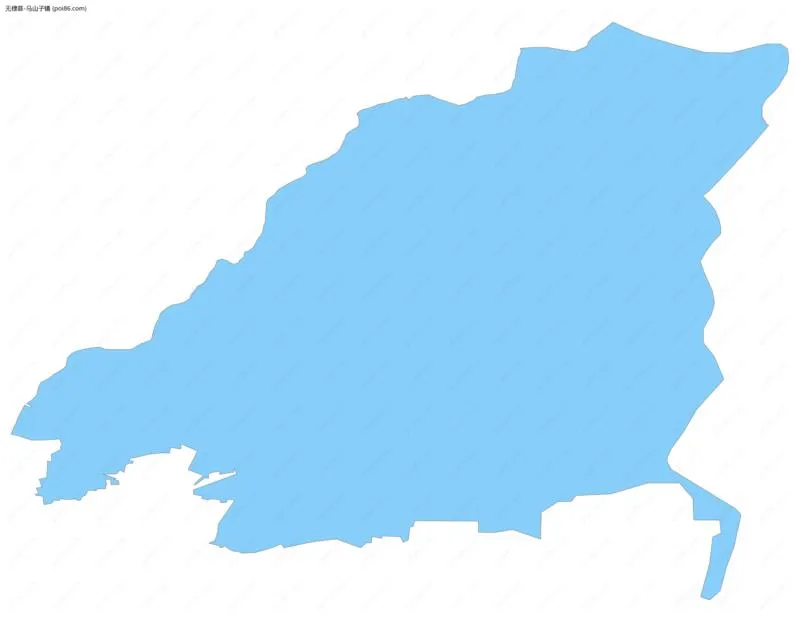 马山子镇边界地图