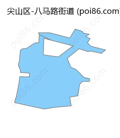 八马路街道边界地图