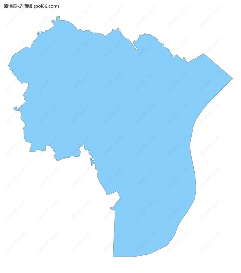 赤湖镇边界地图