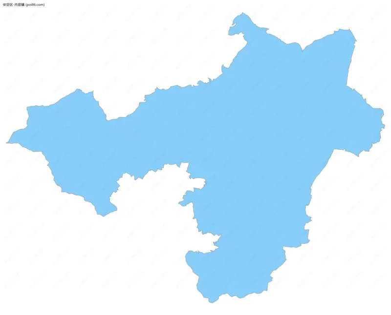 内官镇边界地图