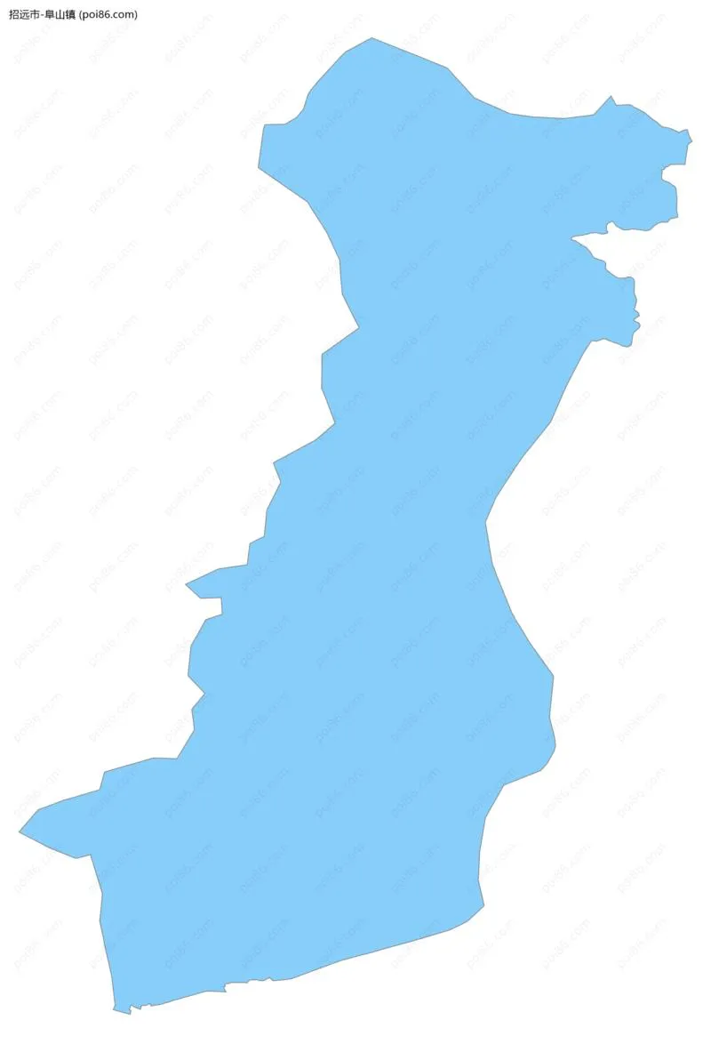 阜山镇边界地图