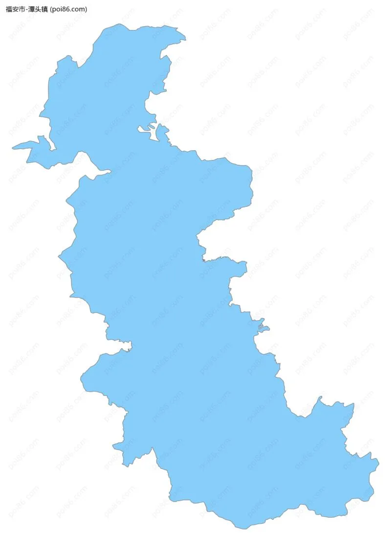 潭头镇边界地图