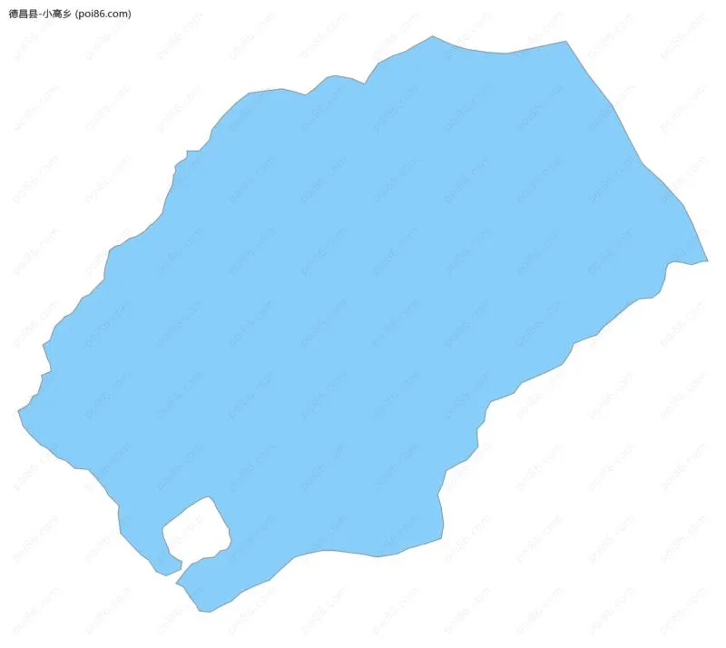 小高乡边界地图