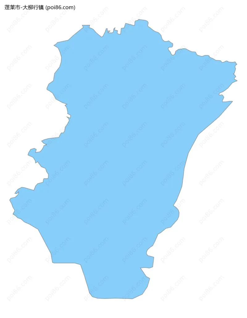 大柳行镇边界地图