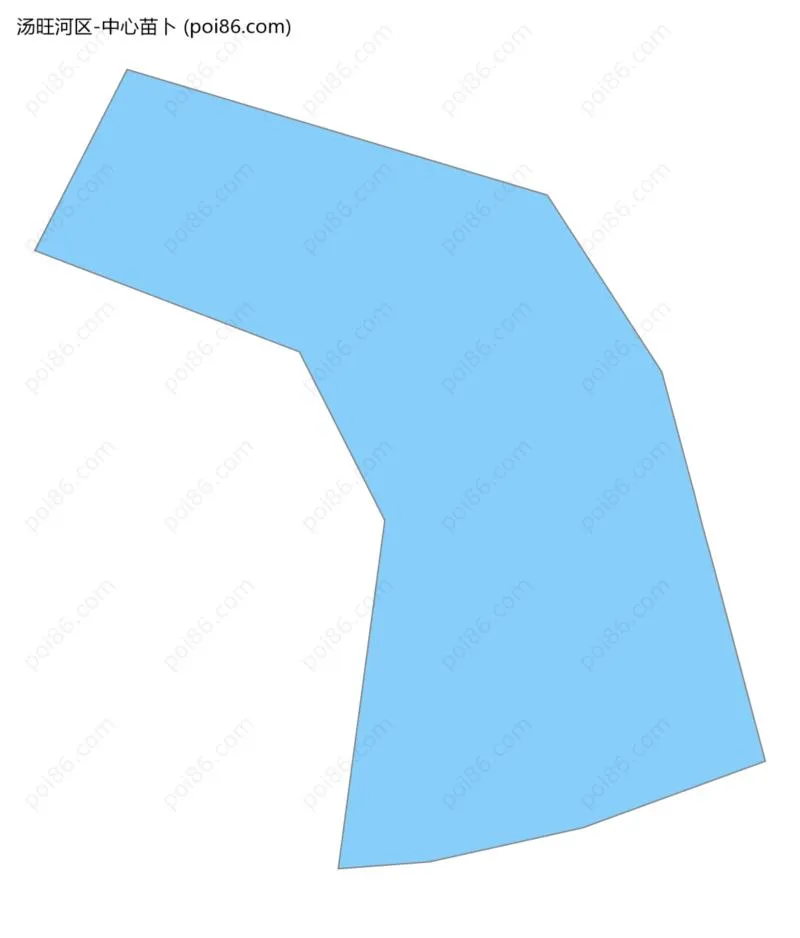 中心苗卜边界地图