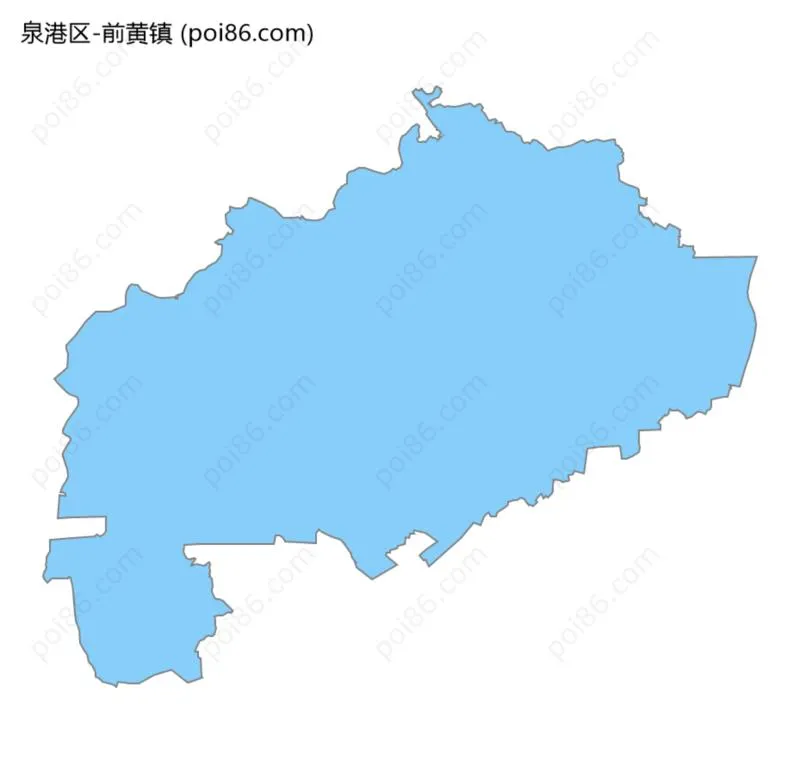 前黄镇边界地图