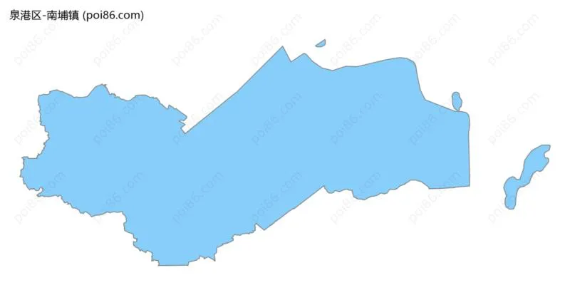 南埔镇边界地图