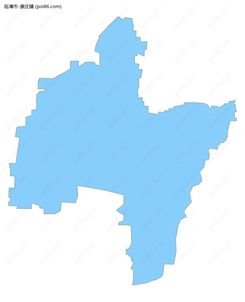 康庄镇边界地图