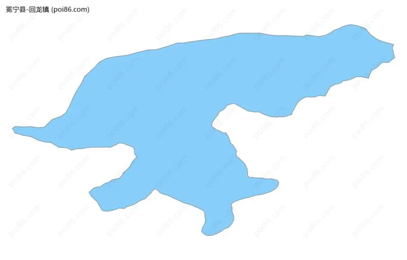 回龙镇边界地图