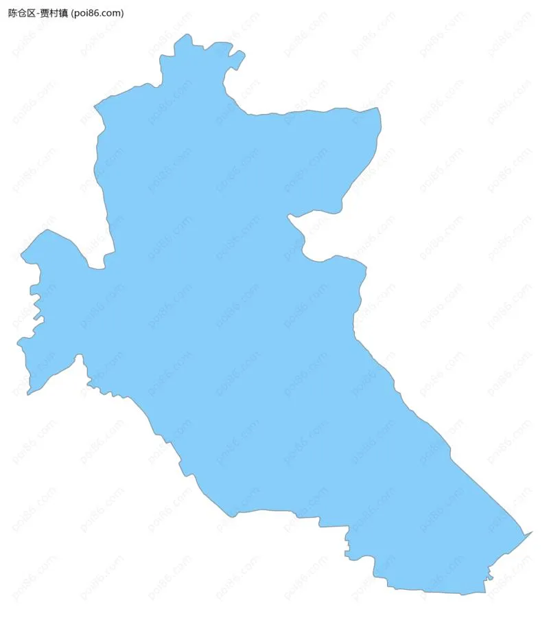 贾村镇边界地图