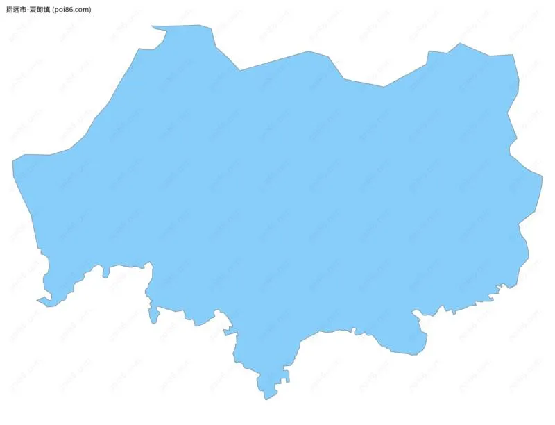 夏甸镇边界地图