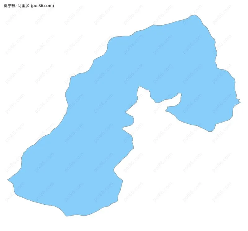 河里乡边界地图